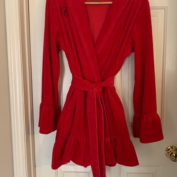 Jasmine & Ginger Hooded Short Robe - Picture 3 of 11